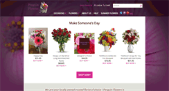 Desktop Screenshot of penguinflowers.com
